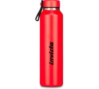 Invicta Borraccia Termica Slim Plain, Rosso, 480 ml, Acciaio Inox, Bpa free