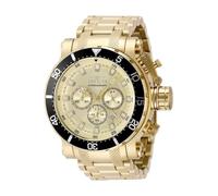 Invicta Coalition Forces 49093 Orologio da Uomo - Impermeabile - Analogico - Movimento Quarzo - acciaio inossidabile con quadrante oro - 52mm