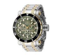 Invicta Coalition Forces 49225 Orologio da Uomo - Impermeabile - Analogico - Movimento Quarzo - acciaio inossidabile con quadrante verde - 52mm