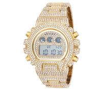 Invicta Digital Essentials Uomo 51mm In Lega di Zinco Oro Non Applicabile Quadrante Elettronico Digit