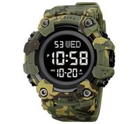 Invicta Digital Essentials Uomo 56mm ABS + PU Verde + Camouflage Non applicabile Quadrante Elettronico Digitale