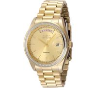 Invicta Elite Diamond 48764 - Orologio da donna con movimento al quarzo, in acciaio inox, quadrante dorato, 38 mm