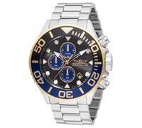 Invicta Grand Diver 48588 Orologio da Uomo - Impermeabile - Analogico - Movimento Quarzo - acciaio inossidabile con quadrante nero - 52mm