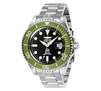 Invicta Grand Diver - Orologio da Uomo in Acciaio Inossidabile con Movimento Automatico, Argento/Verde - 47 mm