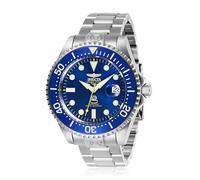 Invicta Grand Diver - Orologio da Uomo in Acciaio Inossidabile con Movimento Automatico, Blu/Argento - 47 mm
