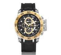 Invicta I-Force 19253 Orologio da Uomo con Movimento al Quarzo - 51 mm, Argento/Oro