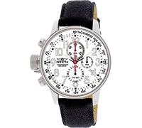 Invicta I-Force Orologio da Uomo in acciaio inossidabile con movimento Quarzo - 46mm, Argento / Bianco