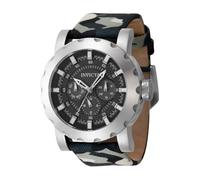 Invicta I-Force 47581 Orologio da Uomo - Impermeabile - Analogico - Movimento Quarzo - acciaio inossidabile con quadrante nero - 46mm