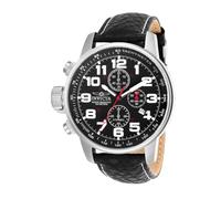 Invicta I-Force - Orologio da Uomo in Acciaio Inossidabile con Movimento al Quarzo - 46 mm, Argento/Nero