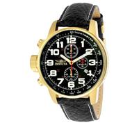 Invicta I-Force Orologio da Uomo in acciaio inossidabile con movimento Quarzo - 46mm, Oro / Nero