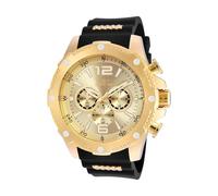 Invicta I-Force Orologio da Uomo in acciaio inossidabile con movimento Quarzo - 50mm, Nero/Oro