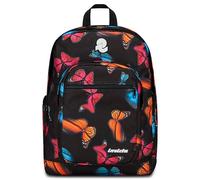 Invicta Zaino Jelek Fantasy 38 LT Scuola, doppio scomparto, tasca porta PC, Fantasia Farfalle