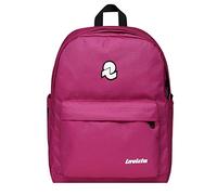 Invicta Zaino Scuola LAB, Fucsia - Zaino Doppio Scomparto - Tasca Organizer, Tasca porta PC, Tasche laterali porta borraccia - Eco Material