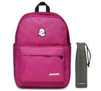 Invicta LAB PLAIN BACKPACK GRS + Invicta Borraccia, Grigio Borraccia Termica in