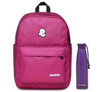 Invicta LAB PLAIN BACKPACK GRS + Invicta Borraccia, Viola, Borraccia Termica in Acciaio Inox Interno Esterno, Mantenimento Temperatura fino a 24h, Borraccia Scuola Bambini - Bottle