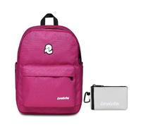 Invicta LAB PLAIN BACKPACK GRS + Invicta Portafoglio, Grigio, Portafogli Con Sco