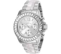 Invicta Orologio da donna 18867 Angel Display analogico al quarzo svizzero bicolore, Acciaio inox, Argento