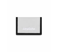 Invicta Portafoglio A Strappo, Grigio, Portafogli a Tre Ante Con Pratica