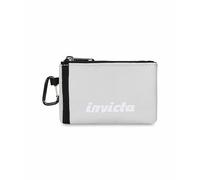 Invicta Portafoglio, Grigio, Portafogli Con Scomparti Porta Tessere e Carte Di Credito, Con Moschettone e Chiusura Zip, Accessori Per Ragazzo e Ragazza