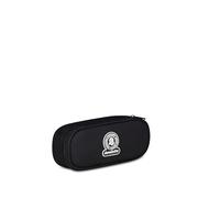 Invicta Portapenne Round Plus, Ideale per Matite, Pennarelli, Colori, Accessori Zaino, Elementari, Medie, Superiori, Jet Black, Ragazze e Ragazzi, nero