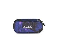 Invicta Portapenne Scuola Lip Fantasy Shine, Viola, Effetto Glitter, Taschino Interno con Zip e Passanti Elastici Portapenne, Accessori Zaino, Scuola Media e Superiore, Per Ragazza