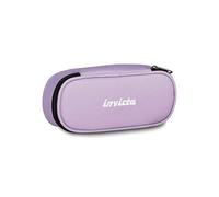 Invicta Portapenne Scuola LIP, Lilla, Astuccio con organizer e passanti elastici portapenne, Taschino interno con zip, Accessori Zaino, Scuola media e superiore, Ragazza