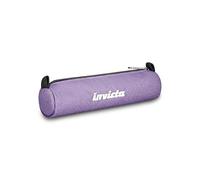 Invicta Portapenne Scuola Loop Shine, Lilla, Effetto brillantini, Shiny, Scomparto principale con zip, Accessori Zaino, Scuola media e superiore, Ragazza