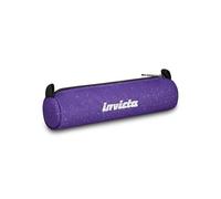 Invicta Portapenne Scuola Loop Shine, Viola, Effetto brillantini, Shiny, Scomparto principale con zip, Accessori Zaino, Scuola media e superiore, Ragazza