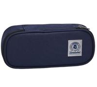 Invicta Portapenne Scuola Round Plu, Benin Blu, Mono Scomparto con Organizer Interno ed Elastici Porta Penne, Astuccio Scuola Ragazzi Ragazze - Scuole Elementari e Medie