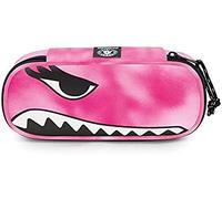 Invicta Portapenne Scuola Round Plus, Gash Rosa, Mono Scomparto con Organizer Interno ed Elastici Porta Penne, Astuccio Scuola Bambine Ragazze - Scuole Elementari e Medie