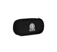 Invicta Portapenne Scuola, Round Plus Solid, Nero, Mono Scomparto con Organizer, Scuola & Tempo Libero, Bambini e Ragazzi