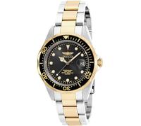 Invicta Pro Diver 17049 Orologio da - Impermeabile - Analogico - Movimento Quarzo - acciaio inossidabile con quadrante nero - 37mm