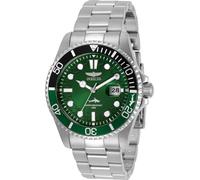 Invicta Pro Diver 30808 Orologio da Uomo - Impermeabile - Analogico - Movimento Quarzo - acciaio inossidabile con quadrante verde - 43mm