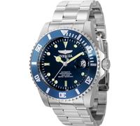 Invicta Pro Diver 36972 Orologio da Uomo - Impermeabile - Analogico - Movimento Automatico - acciaio inossidabile con quadrante blu - 44mm