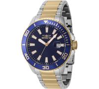 Invicta Pro Diver 46071 Orologio da Uomo - Impermeabile - Analogico - Movimento Quarzo - acciaio inossidabile con quadrante blu - 45mm