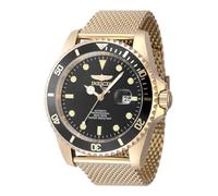 Invicta Pro Diver 47966 Orologio da Uomo - Impermeabile - Analogico - Movimento Automatico - acciaio inossidabile con quadrante nero - 47mm