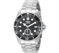 INVICTA Pro Diver 49431 - Orologio da uomo, impermeabile, analogico, movimento al quarzo, in acciaio inossidabile con quadrante grigio, 43 mm
