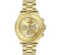 INVICTA Pro Diver 50588 - Orologio da uomo, movimento automatico, in acciaio inox con quadrante dorato, 47 mm