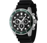 Invicta Pro Diver Cronografo GMT Quadrante Nero Al Quarzo INV46086 Orologio Uomo