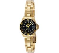 Invicta Pro Diver Orologio da Donna in acciaio inossidabile con movimento Quarzo - 24mm, Oro / Nero