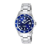 Invicta Pro Diver - Orologio da Uomo in Acciaio Inossidabile con Movimento al Quarzo, Argento/Blu - 37 mm