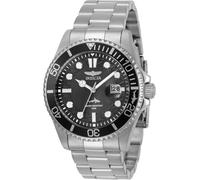 Invicta Pro Diver - Orologio da Uomo in Acciaio Inossidabile con Movimento al Quarzo, Argento/Nero - 43 mm