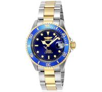 Invicta Pro Diver - Orologio da uomo in acciaio inossidabile con movimento automatico - 40 mm, Bicolore / Blu