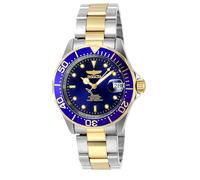 Invicta Pro Diver - Orologio da uomo in acciaio inossidabile con movimento automatico - 40 mm, Bicolore / Blu