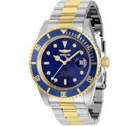 Invicta Pro Diver - Orologio da Uomo in Acciaio Inossidabile con Movimento Automatico - 43 mm, Bicolore/Blu