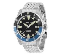 Invicta Pro Diver 39752 Orologio da Uomo - Impermeabile - Analogico - Movimento Automatico - acciaio inossidabile con quadrante nero - 44mm