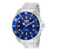 Invicta Pro Diver - Orologio da Uomo in Acciaio Inossidabile con Movimento Automatico - 47 mm, Argento/Blu