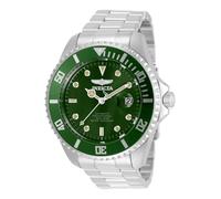 Invicta Pro Diver - Orologio da Uomo in Acciaio Inossidabile con Movimento Automatico - 47 mm, Argento/Verde