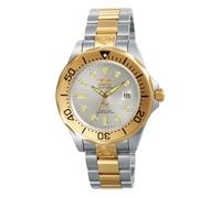 Invicta Pro Diver Orologio da Uomo in acciaio inossidabile con movimento Automatico - 47mm, Argento/Nero