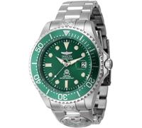 Invicta Grand Diver 45811 Orologio da Uomo - Impermeabile - Analogico - Movimento Automatico - acciaio inossidabile con quadrante verde - 47mm